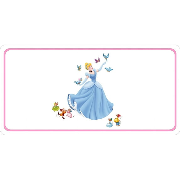 Cinderella Photo License Plate