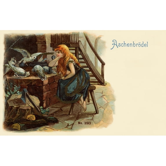 Cinderella Poster Print By Mary Evans Picture Librarypeter & Dawn Cope Collection (24 X 18)