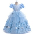 thumbnail image 1 of Cinderella Princess Dress for Girls 8-9 Kids Dress Up Costume Outfit Halloween Cosplay Birthday Party Gift, 1 of 7