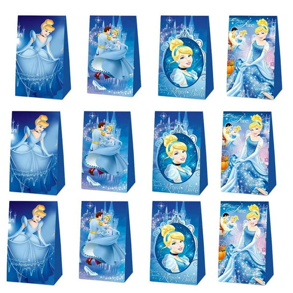 Cinderella Princess Goodie Bags Party Favor Candy Decorations Treat Supplies Birthday