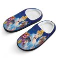 thumbnail image 1 of Cinderella Slippers for Kids, Cute Soft Plush Anti-slip Fluffy Fuzzy House Slippers Warm Soft Plush Non-Slip Indoor Outdoor Slip-on Shoes for Boys Girls, 1 of 8