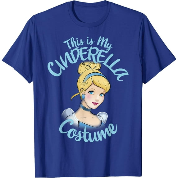 Cinderella This Is My Tee Halloween DTG Print Unisex T-Shirt,Royal Blue Color,Size 2XL