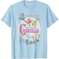 thumbnail image 1 of Cinderella Vintage Classic Movie Poster DTG Print Unisex T-Shirt,Light Blue Color,Size 4T, 1 of 5