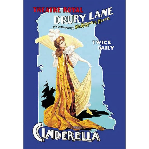 Cinderella at the Theatre Royal Drury Lane Fine art canvas print (20" x 30")