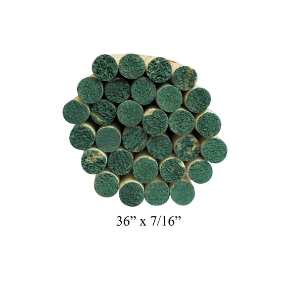 Cindoco Dowel Bulk Econo 36x7/16" Green