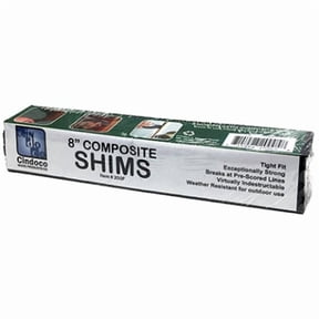 Cindoco 8 in. Composite Shims - Pack of 8