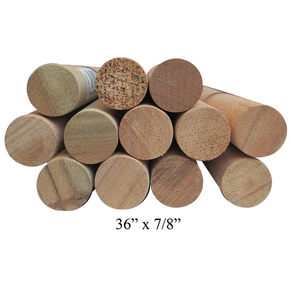 Cindoco Dowel Bulk Econo 36x7/8" Brown