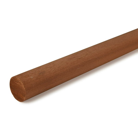 Cindoco Mahogany Dowel  1" Round, Single Piece