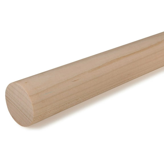 Cindoco Maple Dowel 1-1/2" Round, Single Piece
