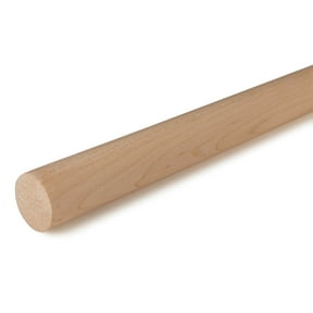 Cindoco Maple Dowel 1" Round, Single Piece