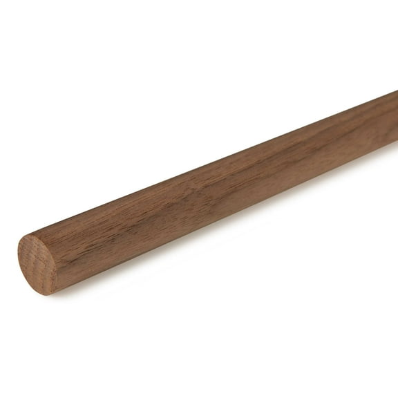 Cindoco Walnut Dowel 3/4" Round, Single Piece