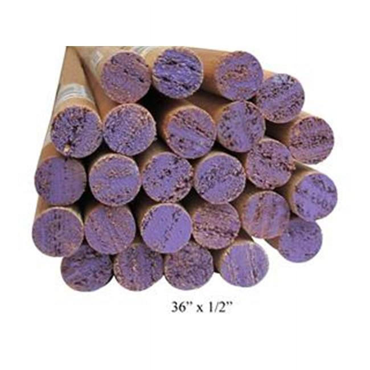 Cindoco Wood Products CDO12036 36 x 0.5 in. Dowel Bulk Economy Purple