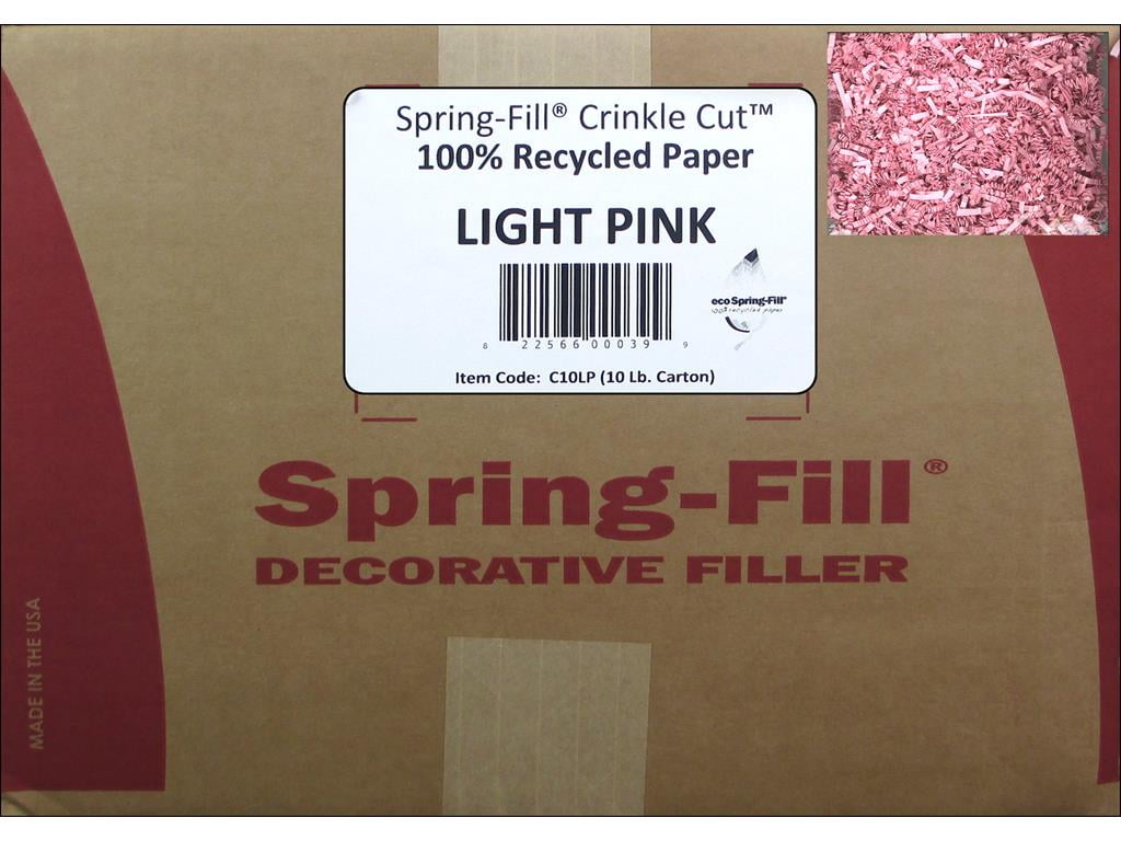10 lb. Pink Crinkle Paper