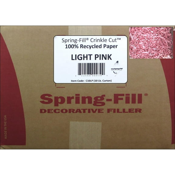 Cindus Krinkle Shred Box 10lb Baby Pink/Light