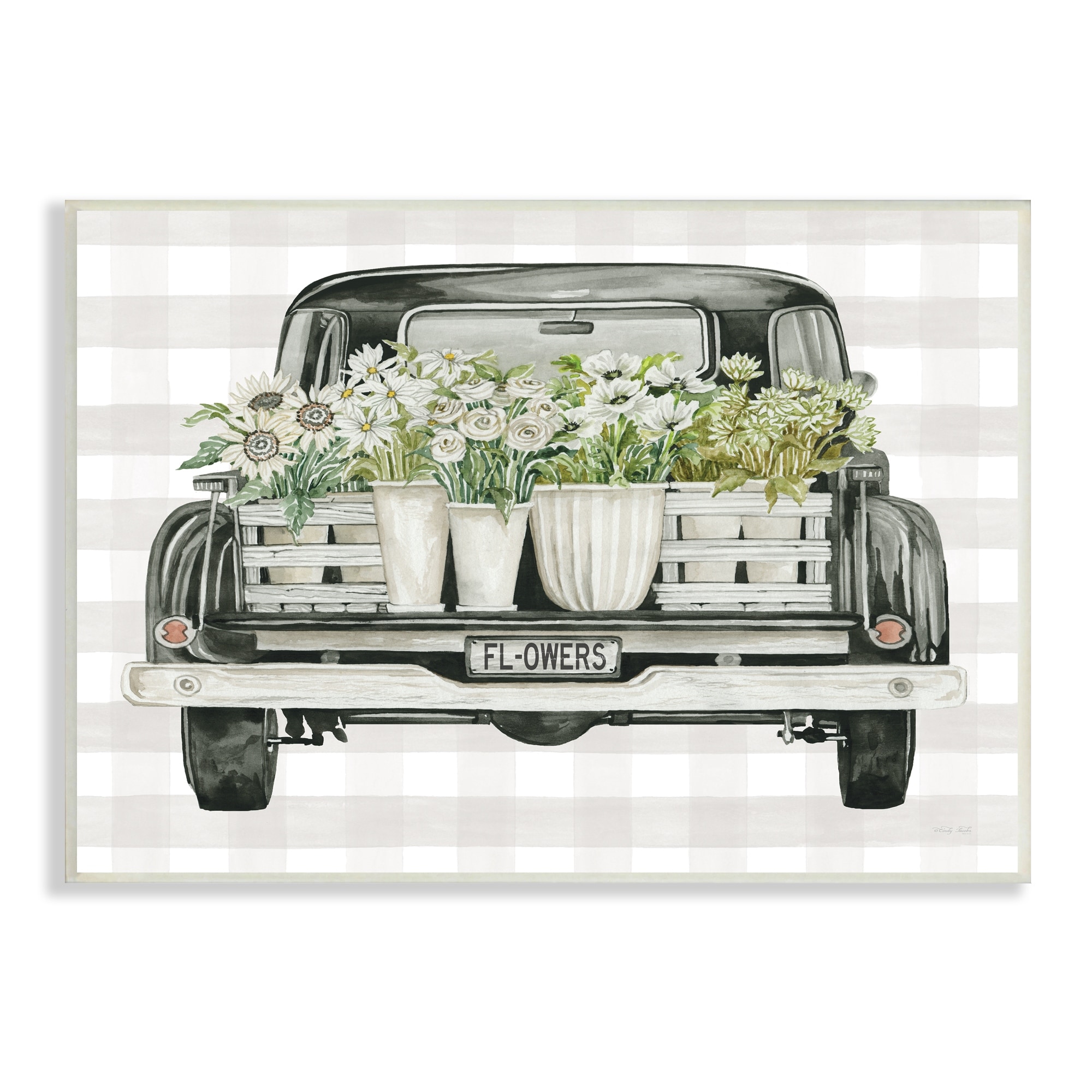 Cindy Jacobs White Flower Blossoms 15x10 Framed Art Print - Walmart.com