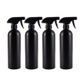 Cindy's Tape Plastic Spray Bottles Black 16 oz (Pack of 4) Heavy Duty