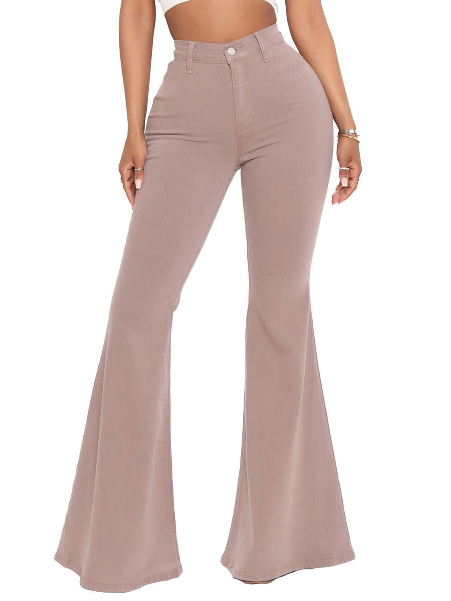 flare jeans fashion nova zipper jeans