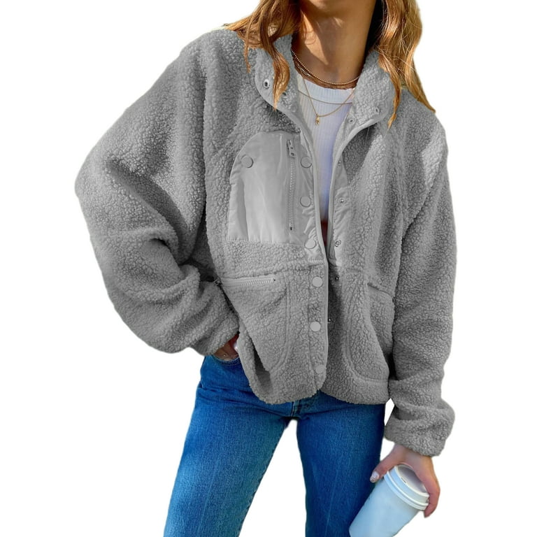 Fuzzy jackets at walmart top