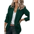 thumbnail image 1 of Cindysus Womens Blazer Jackets Open Front Cardigan Long Sleeve Jacket Casual Office Blazers, 1 of 11