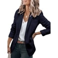thumbnail image 1 of Cindysus Womens Blazer Jackets Open Front Cardigan Long Sleeve Jacket Casual Office Blazers, 1 of 11
