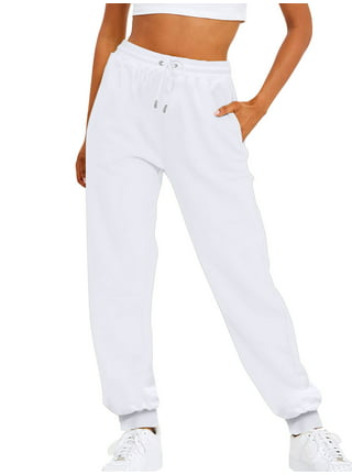 Brooklyn & Bailey The Warm Up Sweatpants . Small / White