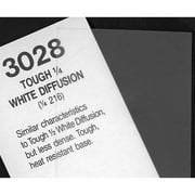 Rosco Cinegel 1/4 Tough White Diffusion, 20x24 Sheet of Light Diffusing Material