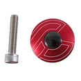 thumbnail image 1 of Cinelli Top Cap Kit, Cinelli, 1-1/8" Alloy Steerers, Red, 1 of 1
