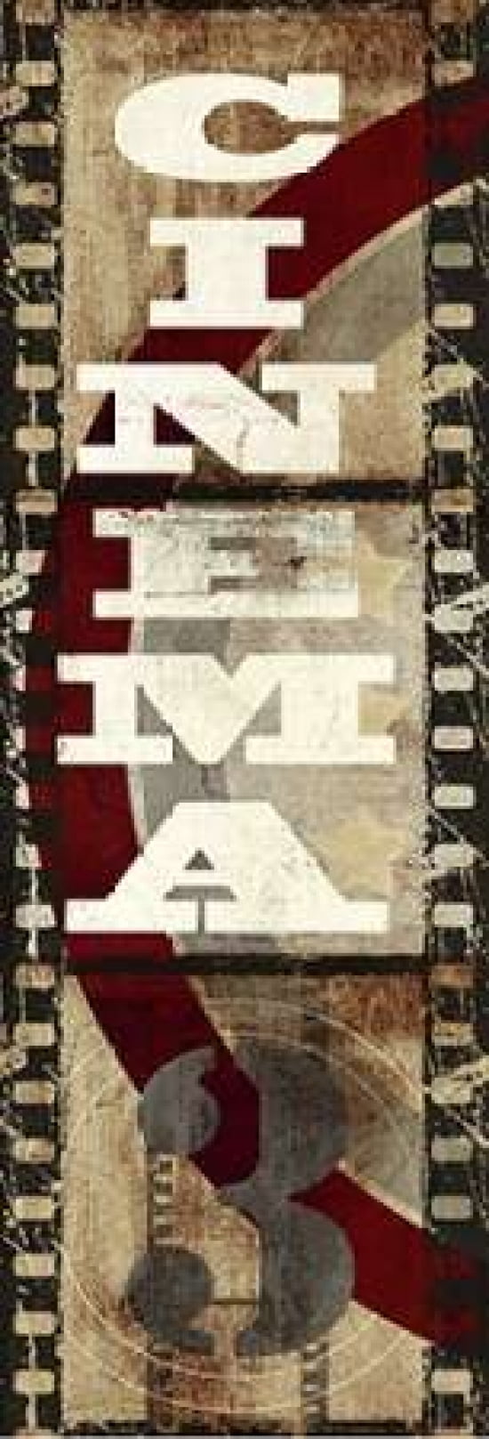 Cinema 3 Canvas Art - Evangeline Taylor (12 x 36)