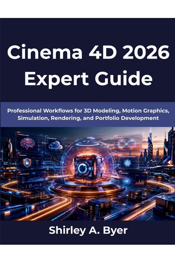 Cinema 4D 2026 Expert Guide: Professional Workflows for 3D Modeling, Motion Graphics, Simulation, Rendering, and Portfol, (Paperback)