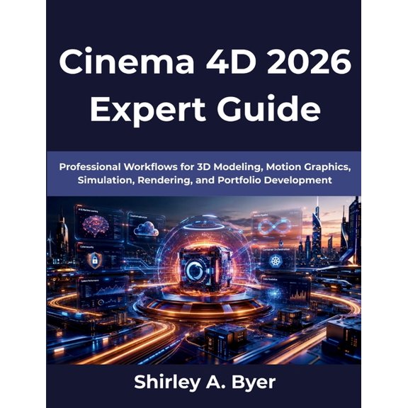 Cinema 4D 2026 Expert Guide: Professional Workflows for 3D Modeling, Motion Graphics, Simulation, Rendering, and Portfol, (Paperback)