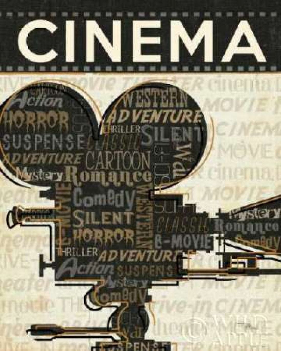 Cinema I Canvas Art - Pela Studio (24 x 30)