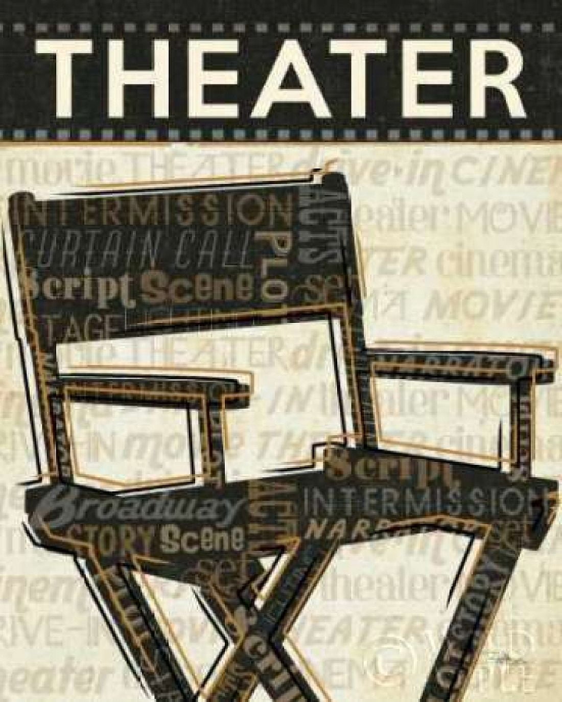Cinema III Canvas Art - Pela Studio (24 x 30)