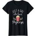 thumbnail image 1 of Cinema Lover Snack Fan Women Girls Kids Gift Popcorn T-Shirt, 1 of 3