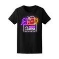 thumbnail image 1 of Cinema Night T-Shirt Men -Image by Shutterstock, Male Large, 1 of 4