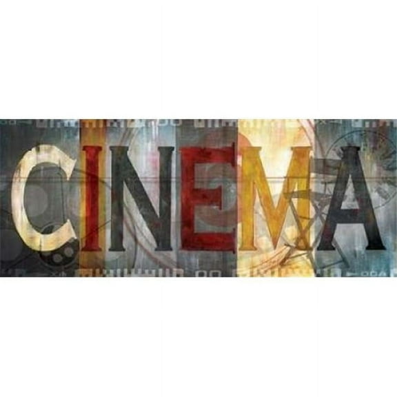 Cinema Poster Print by Nan - Small