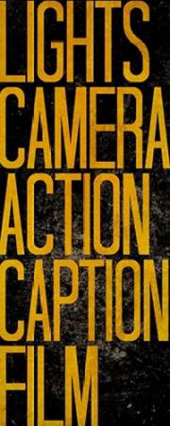 Cinema Type I Canvas Art - Sd Graphics Studio (24 x 48)