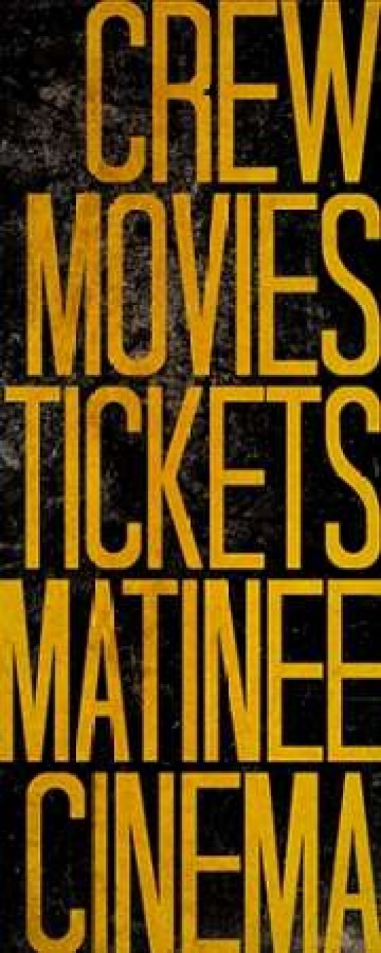 Cinema Type II Canvas Art - Sd Graphics Studio (10 x 20)