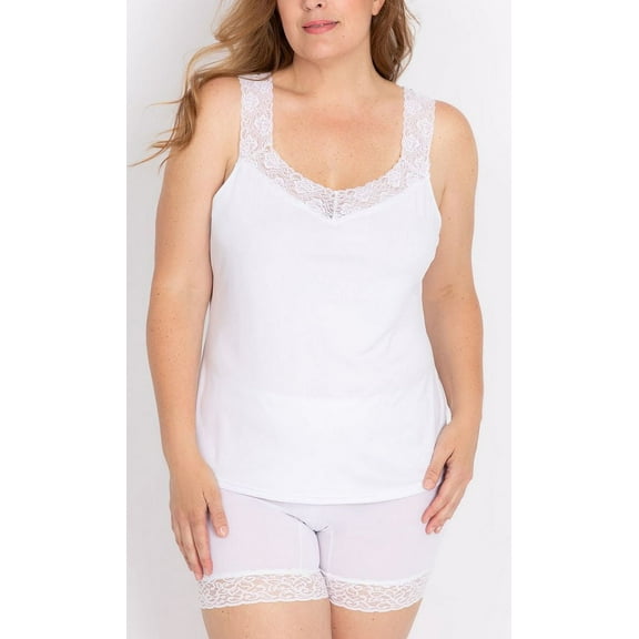 Cinema Women's Missy Lace Neckline Camisole