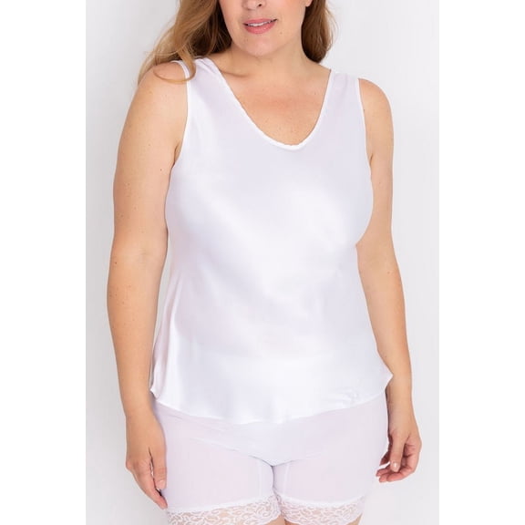 Cinema Women's Missy Scoop Neck Satin Camisole