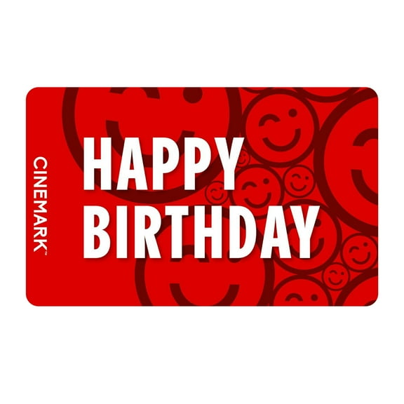 Cinemark $50 Birthday eGift Card [Email Delivery]