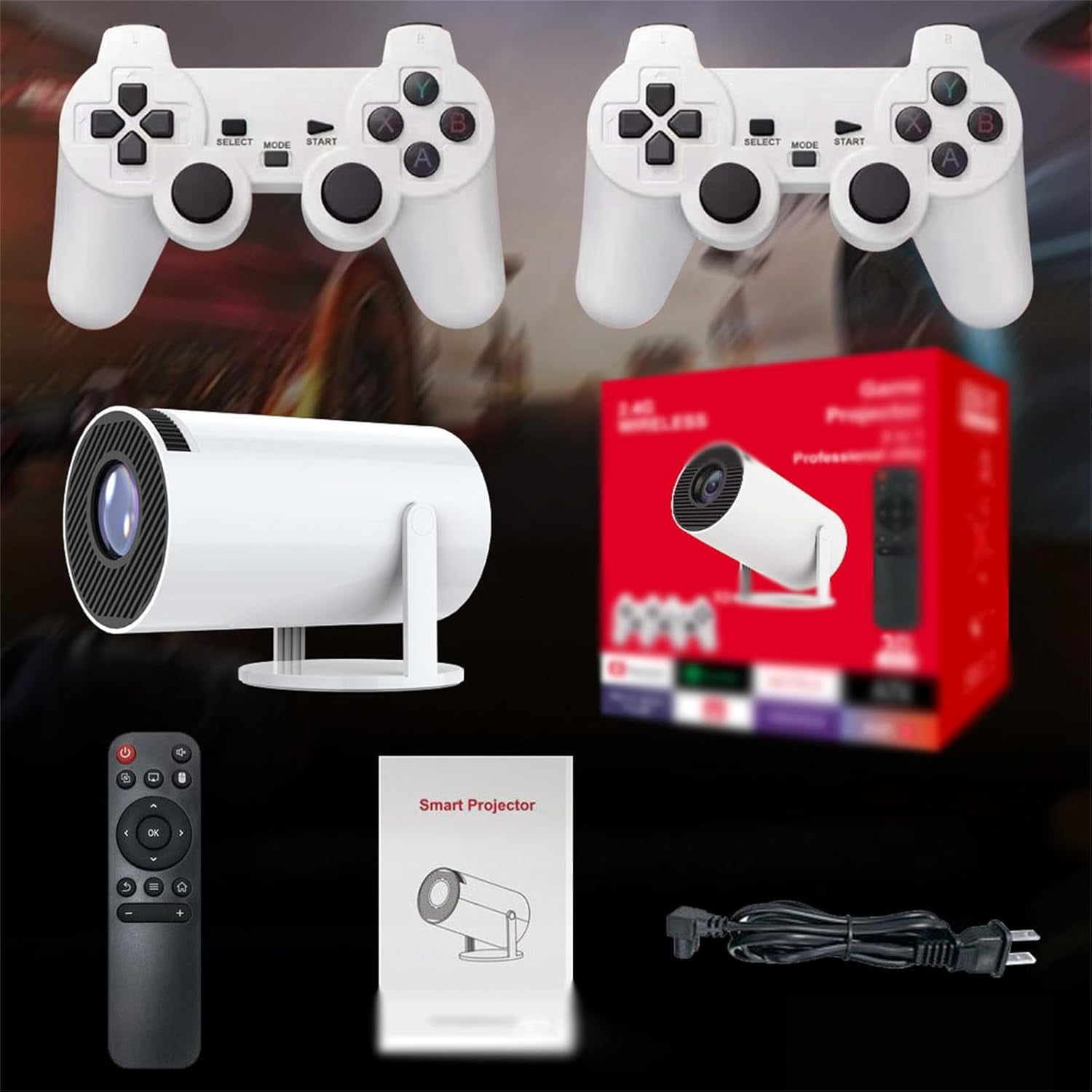 Cinemaster Pro - 4k Smart Movie Projector, Lunoosh Projector, M300 Max Game Projector, M300 Max Video Game Projector, M300 Max Lcd Projector Retro Game, P30 Max Projector and Game