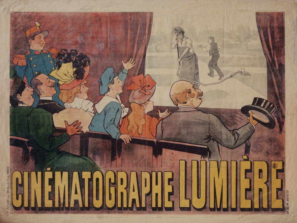 Cinematograph Lumi???Çre (Cin??¬©matographe Lumi???Çre) Canvas Art - (24 x 18)