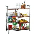Cingo Vegetable Basket Storage Shelf,Kitchen Baker Rack, 4 Tier