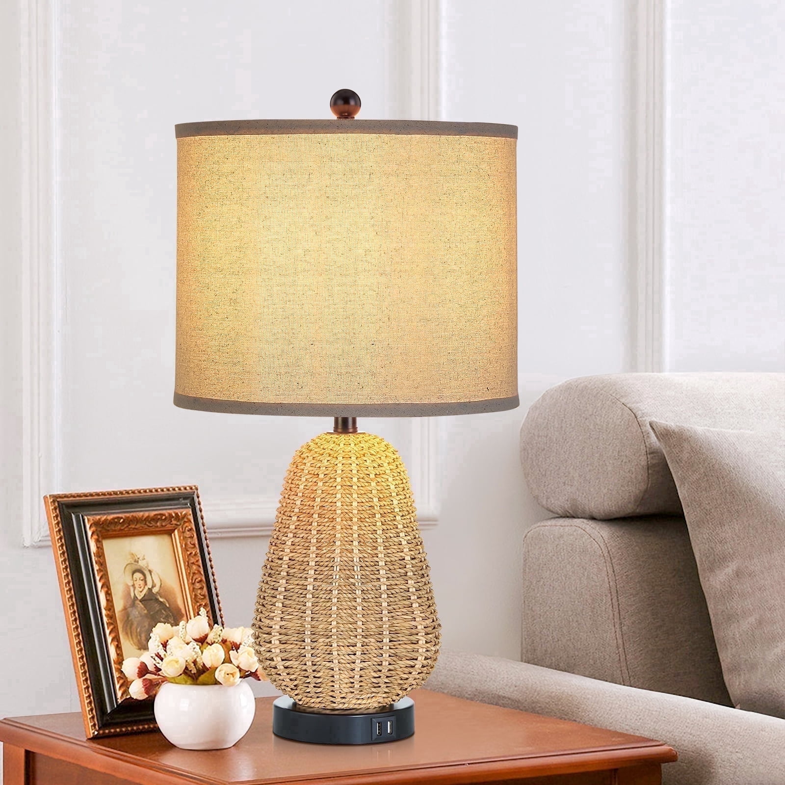Cinkeda-22-8-Rattan-Table-Lamp