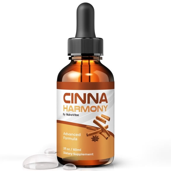 Cinna Harmony Drops Daily Liquid Formula with a Clean, Natural Blend to Support Natural Flow, Balanced Levels & Healthy Circulation | Convenient for Consistent Use (30 Servings)