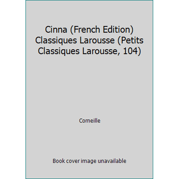Pre-Owned Cinna (Hardcover) 2035850835 9782035850836