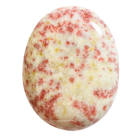 Cinnabarite Crystal Palm Stone