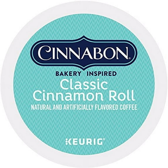 Cinnabon Cinnamon Roll Classic Coffee Keurig K-Cup Coffee Pods, 24 Count