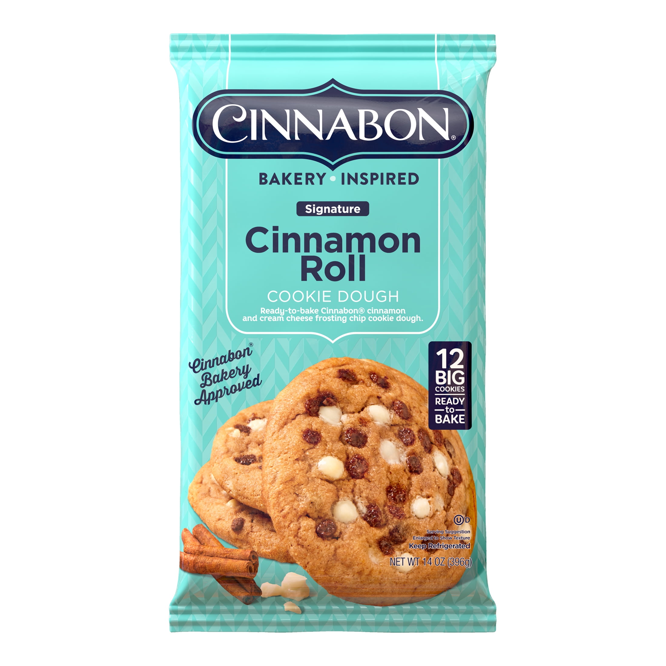 Cinnabon Cinnamon Roll Ready To Bake Cookies 12 Count 14oz Walmart cinnabon-cinnamon-roll-ready-to-bake-cookies-12-count-14oz-walmart
