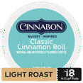 thumbnail image 1 of Cinnabon Classic Cinnamon Roll Flavored K-Cup Coffee Pods, Light Roast, 18 Count for Keurig Brewers, 1 of 6